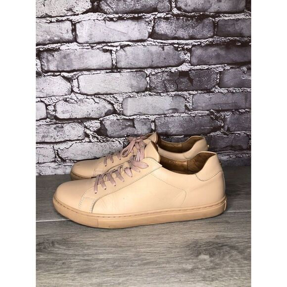 Romero And Mcpaul Dusty Pink Leather Lace Up Portugal Shoes Men’s Sz 45EU/12M US - Picture 2 of 16